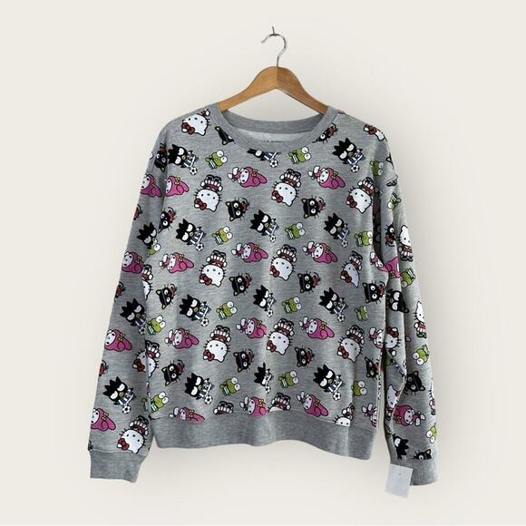 Hybrid Apparel Tops - NWT | Hybrid Apparel | Sanrio Hello Kitty & Friends Sweatshirt | Gray | Large